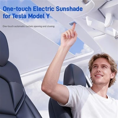 Tesla মডেল Y-এর জন্য এক-টাচ ইলেকট্রিক সানশেড